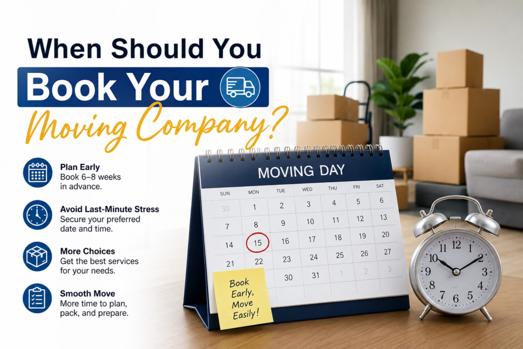 When Should You Book Your Moving Company?